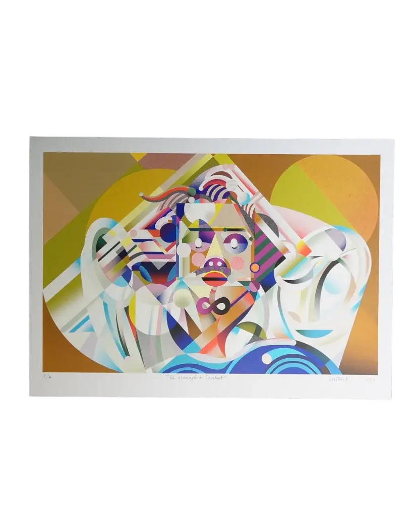 Litografía - "El Asombro de Courbet"