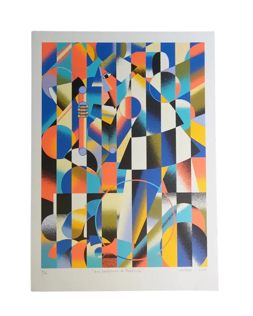 Litografía - "Las Persianas de Malevich"