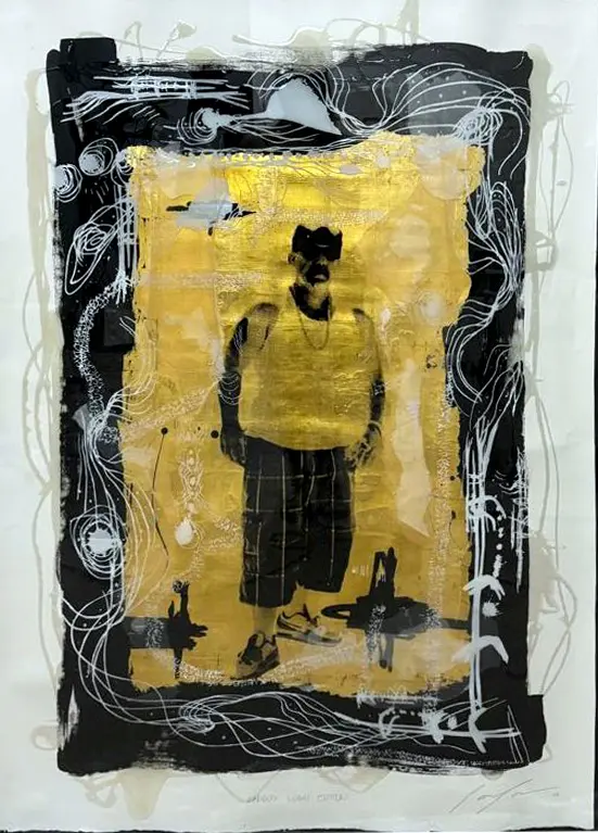 "Serigrafía Cholos Gold 8"