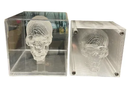 Escultura Skull Pequeño Positivo y Negativo