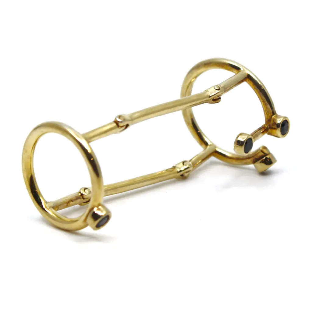 Anillo Articulado IV  (Plata .925 con baño de oro 24k)