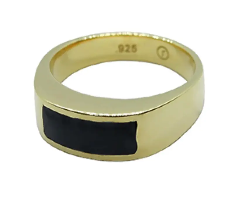 Anillo Encajonado Oro