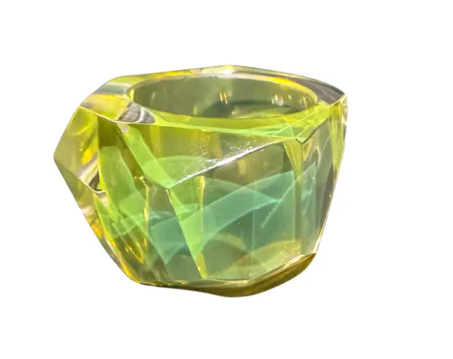 Anillo Rokki Amarillo Fluorescente