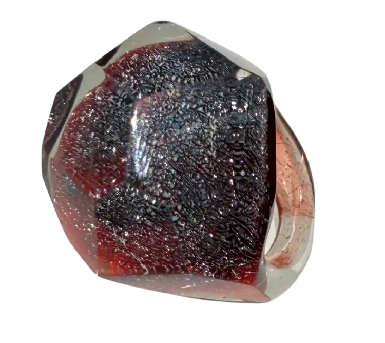 Anillo Dabom Rojo con brillos