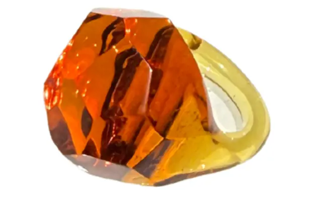 Anillo Bling Naranja