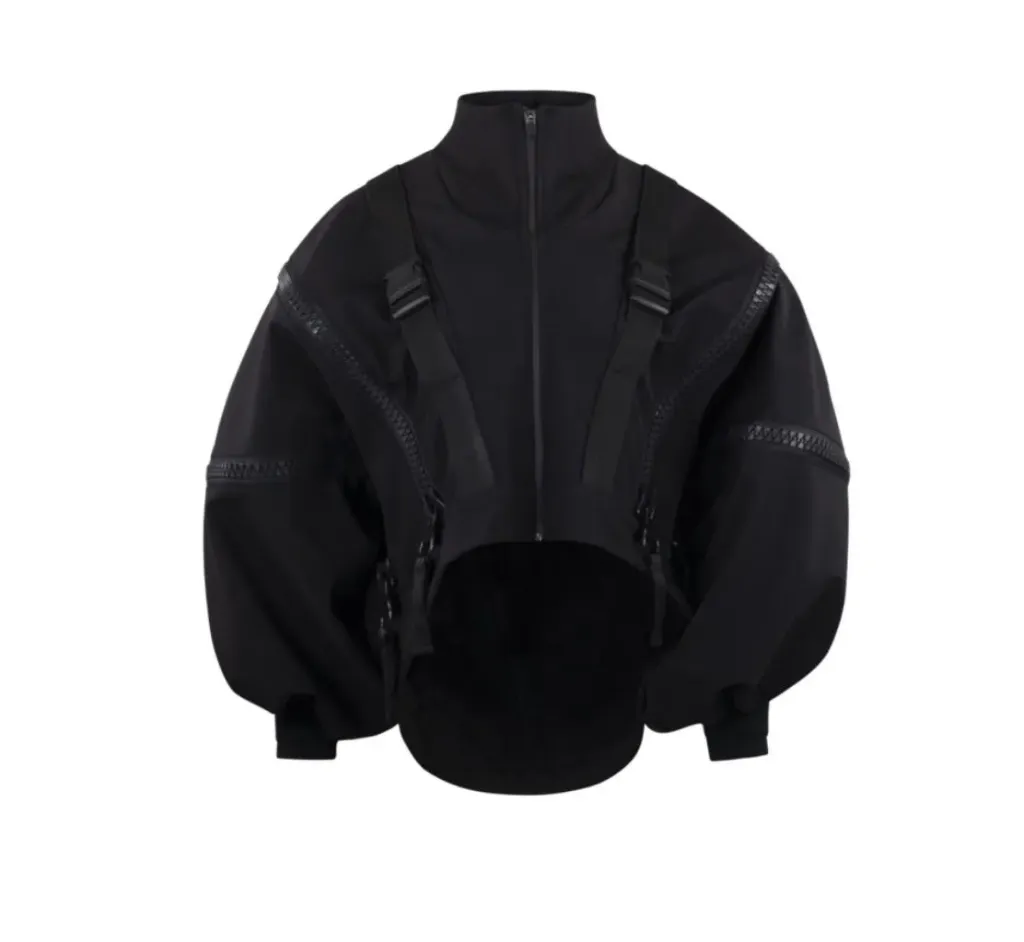 Chamarra Maxicierres Negra