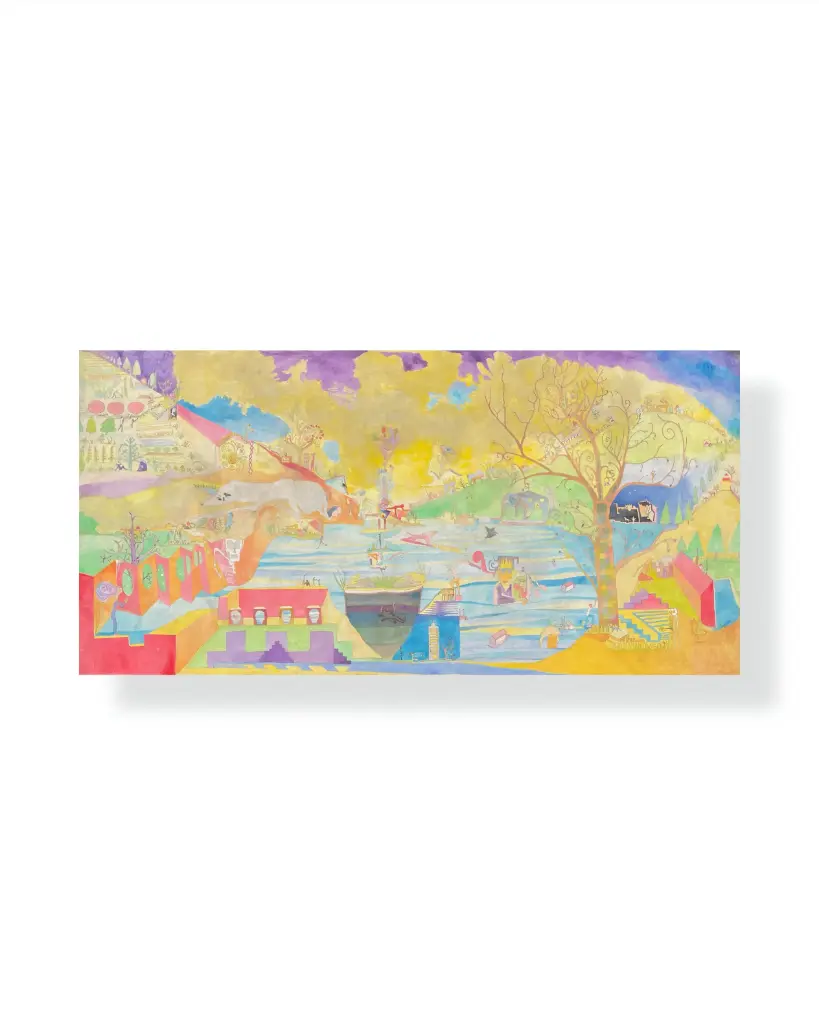 Pintura - "Perro Mundo - La línea inconsciente"